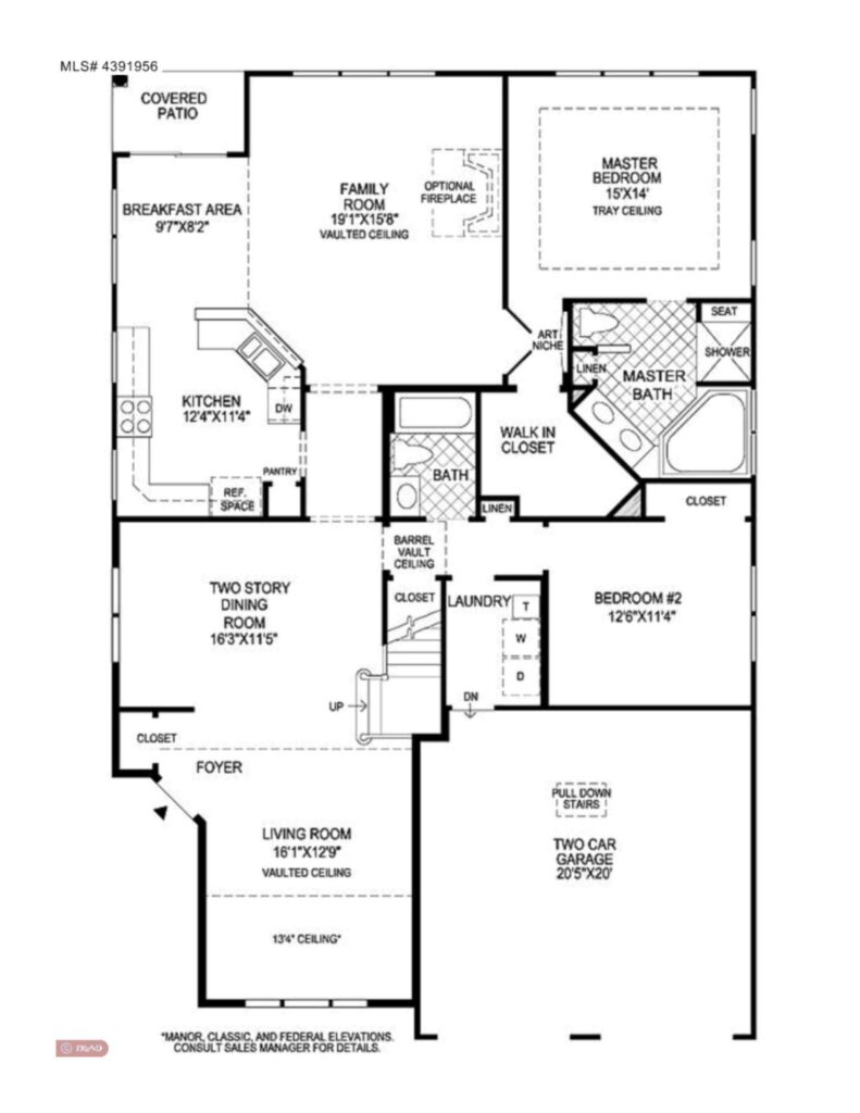 Regency at Yardley Narbeth Floor Plan - Senior Living Options - 55+