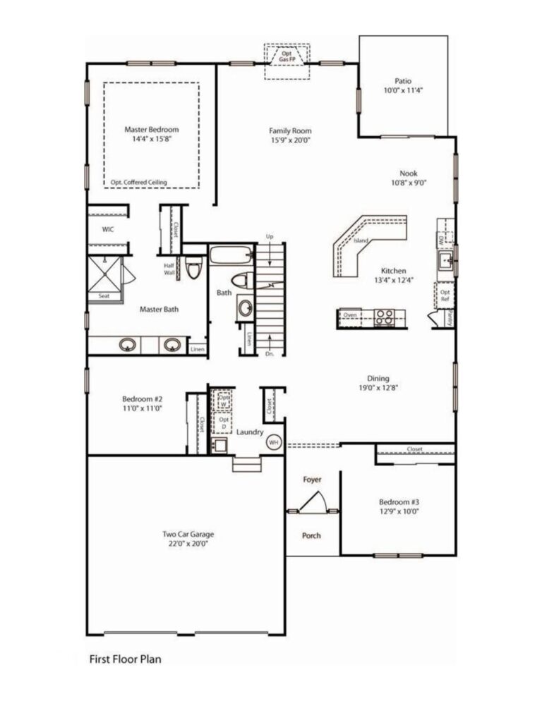 Montebello Fresco Floor Plan - Senior Living Options - 55+