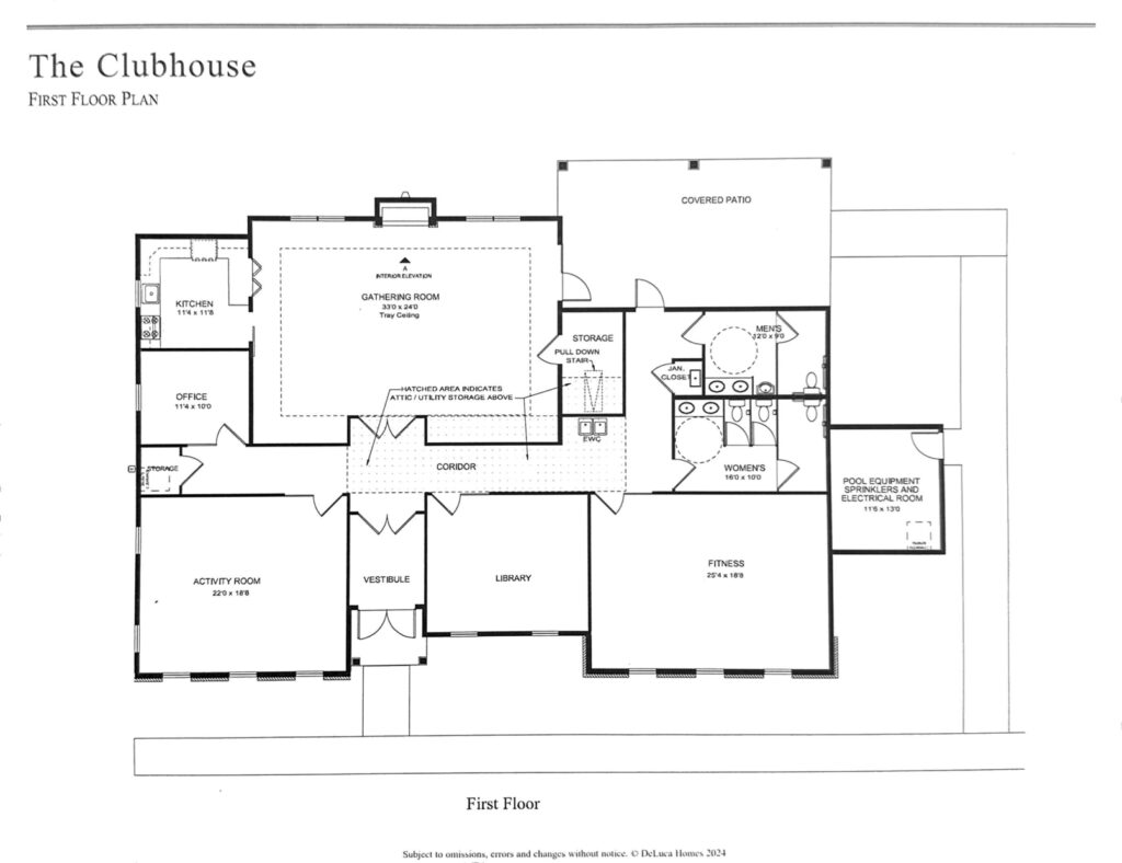 The Villas At Greenbrook Clubhouse Floor Plan - Senior Living Options - 55+